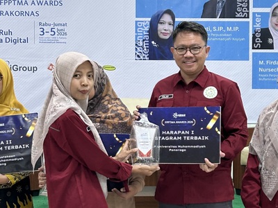 Perpustakaan UMPO Tiga Penghargaan Bergengsi di Ajang Nasional FPPTMA Award 2026